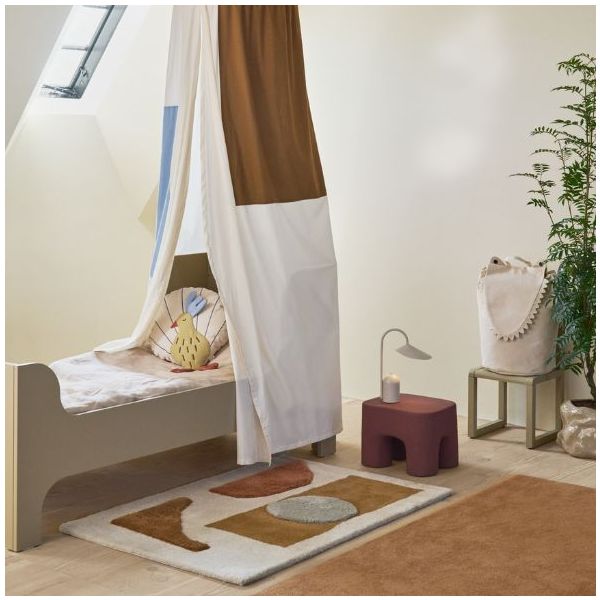 Tapis tufté Bloco - 80 x 120 cm - Blush