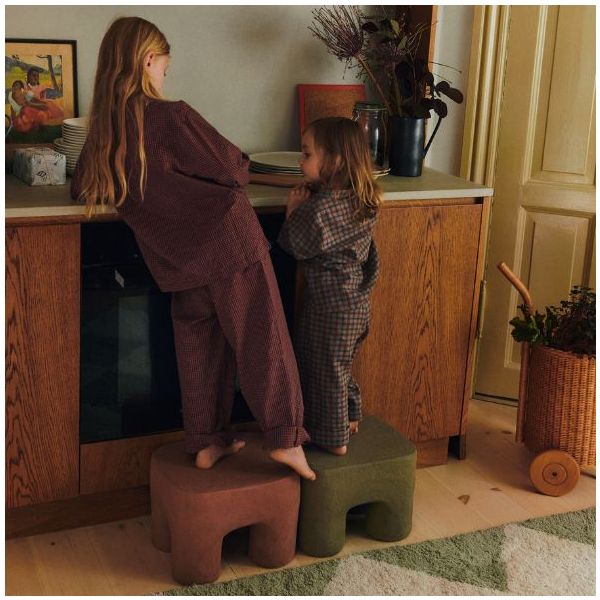 Petit tabouret Podo - Rouille