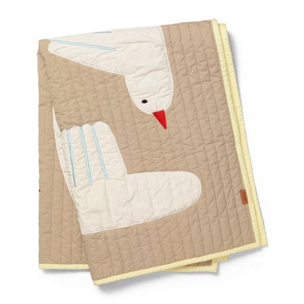 Couverture matelassée Oiseau