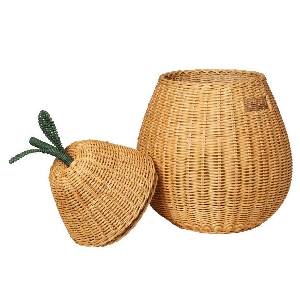 Grand panier de rangement - Poire