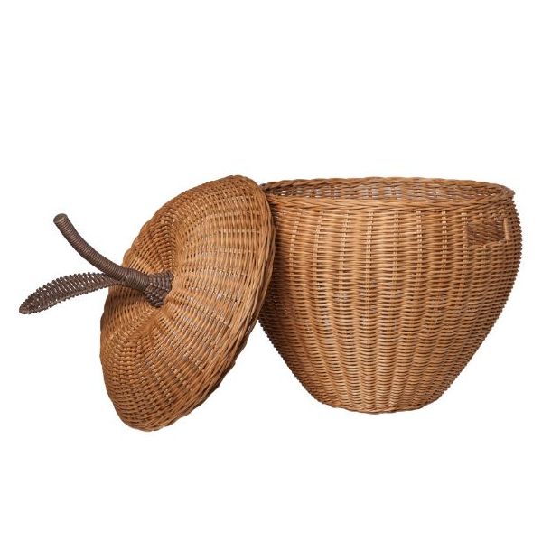 Grand panier de rangement - Pomme