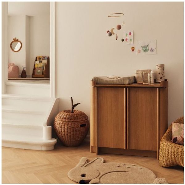 Grand panier de rangement - Pomme