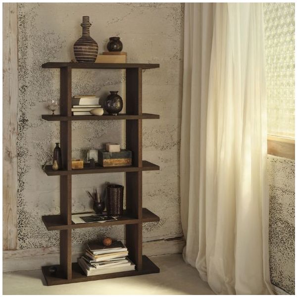 Kona Bookcase 1 x 4 - Dark Stained