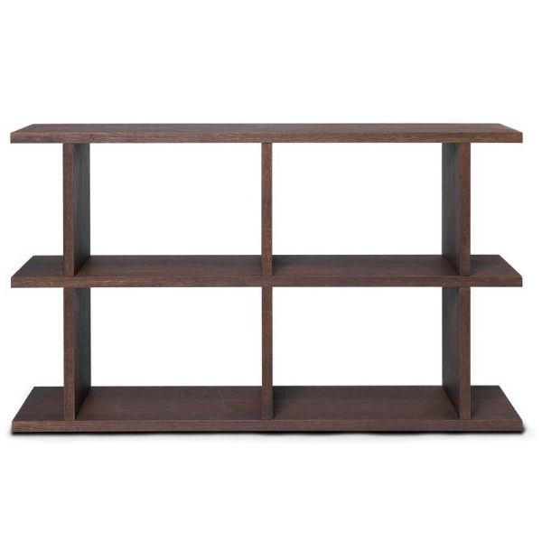 Bibliothèque Kona 2 x 2 - Bois Foncé