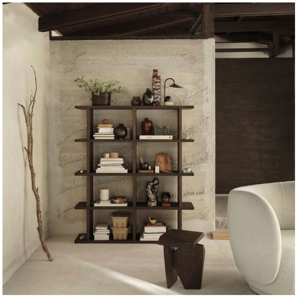 Kona Bookcase 2 x 4 - Dark Stained