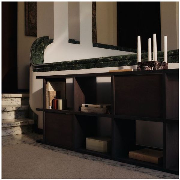 Bibliothèque Kona 3 x 2 - Bois Foncé