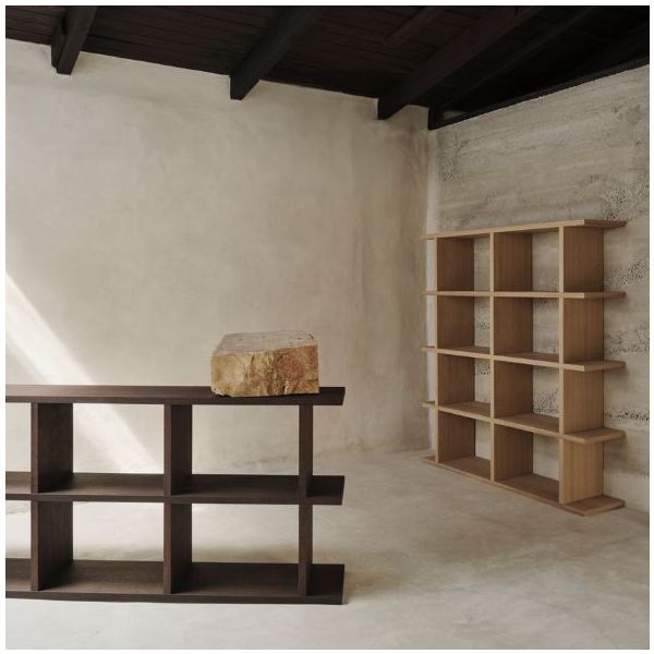 Bibliothèque Kona 3 x 2 - Bois Foncé