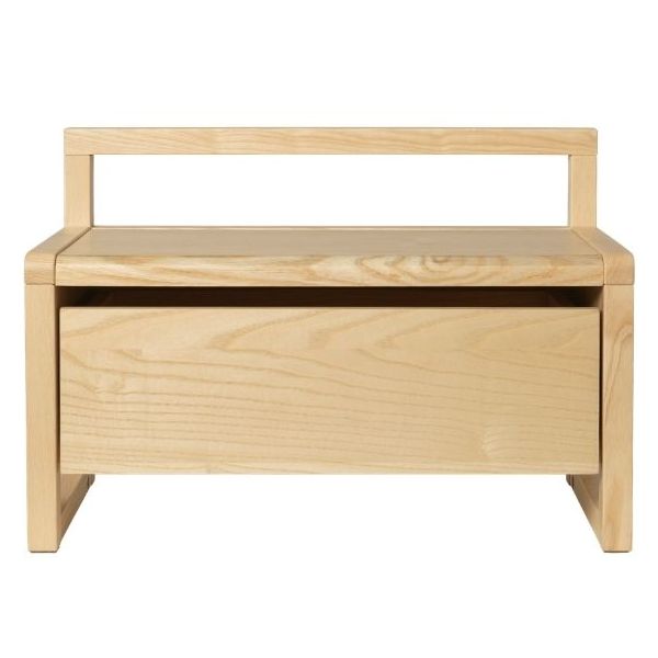 Banc de rangement Little Architect - Frêne