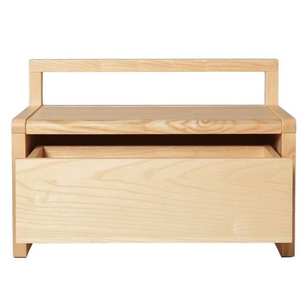 Banc de rangement Little Architect - Frêne