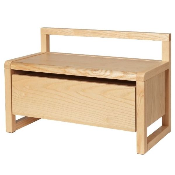 Banc de rangement Little Architect - Frêne
