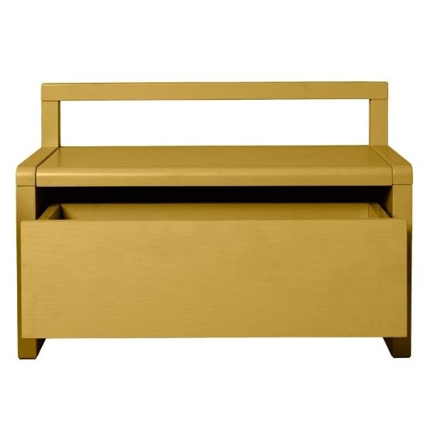 Little Architect Storage Bench - Yellow