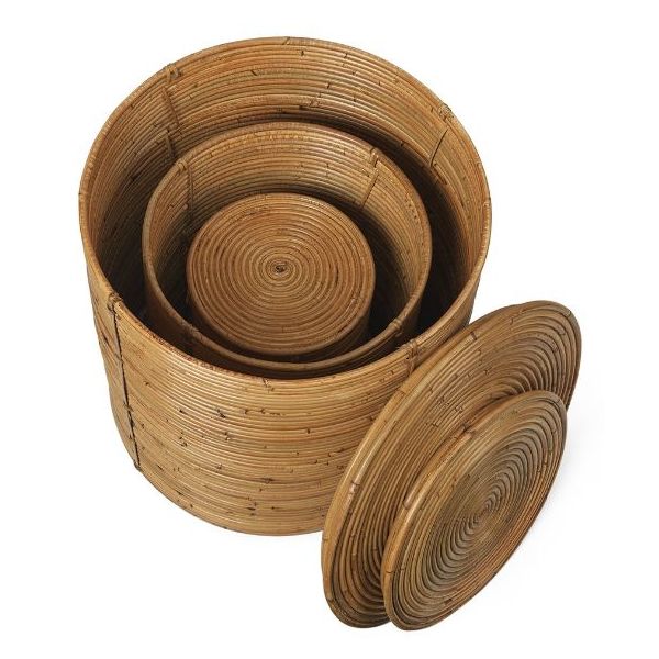 Lot de 3 paniers de rangement Column