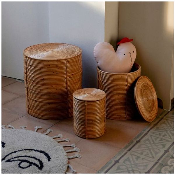 Lot de 3 paniers de rangement Column