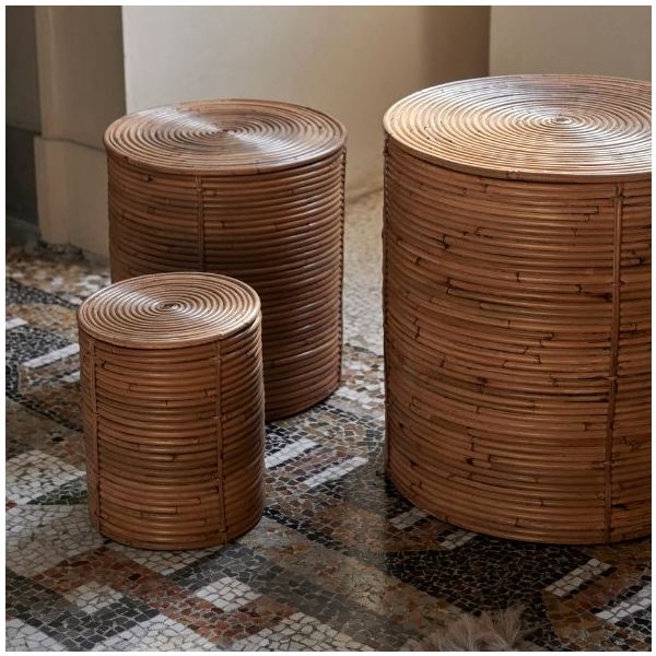 Lot de 3 paniers de rangement Column