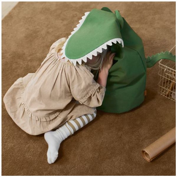 Panier de rangement Crocodile - Vert