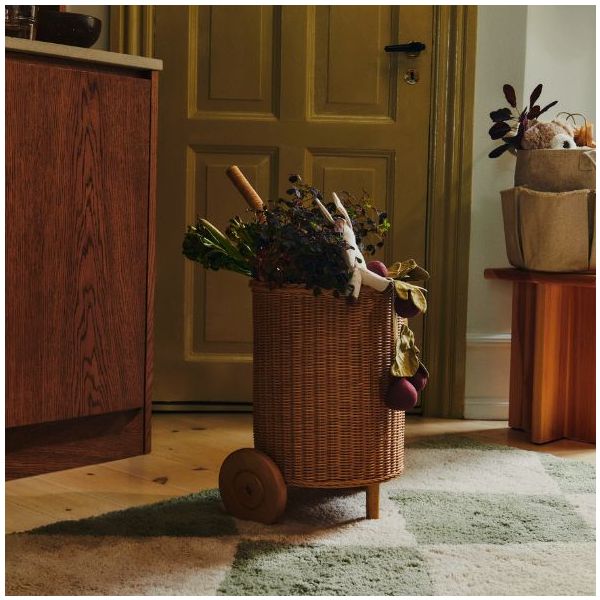 Panier de rangement rond Hokan - 30 cm - Naturel