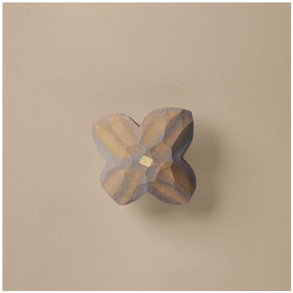 Patère en bois sculpté Poesie - Bleu