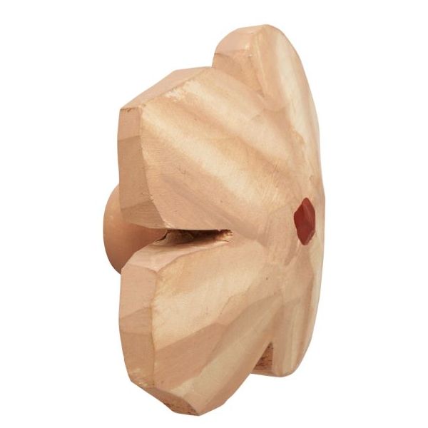 Patère en bois sculpté Poesie - Rose
