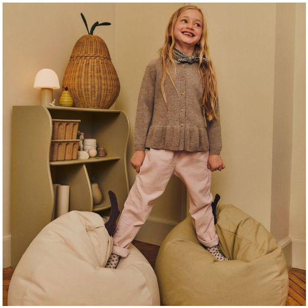 Pouf Poire - Naturel