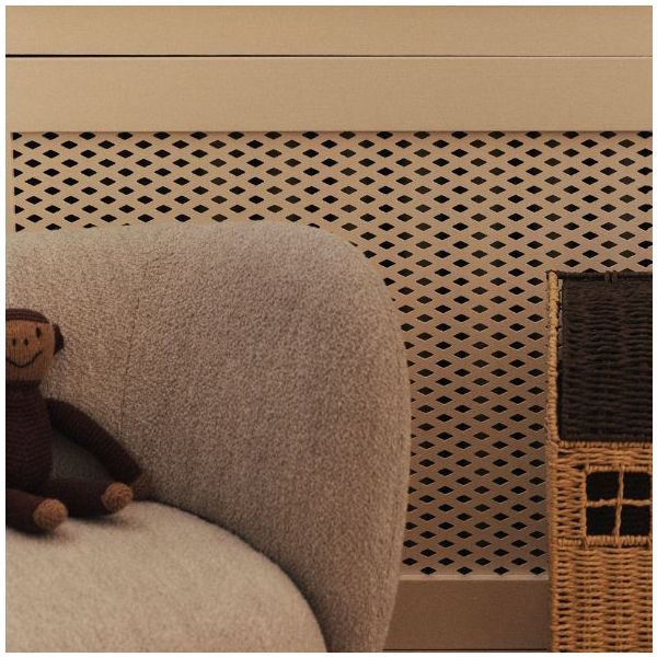 Fauteuil lounge enfant Rico - Bouclé doux - Naturel