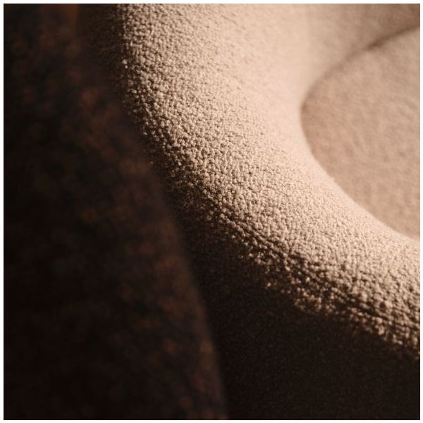 Fauteuil lounge enfant Rico - Bouclé doux - Naturel