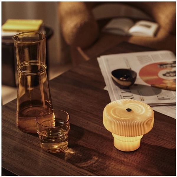 Lampe à poser portable Ripple - Avoine