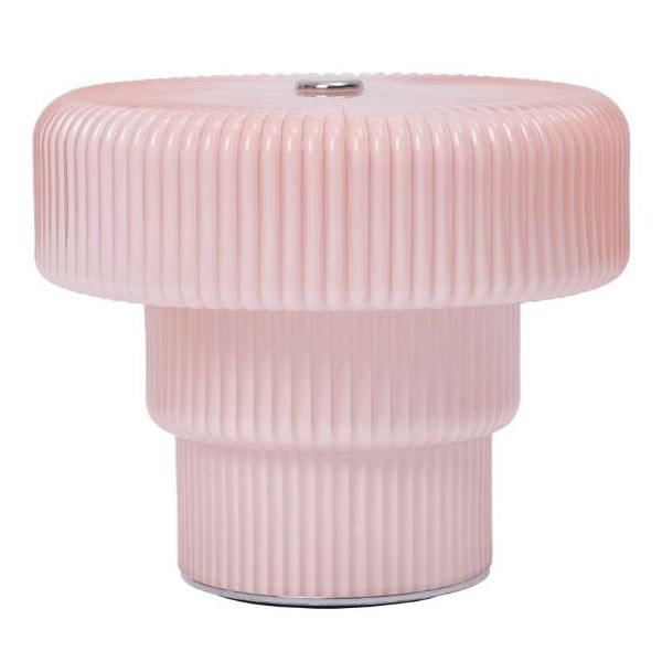 Lampe à poser portable Ripple - Rose Pâle