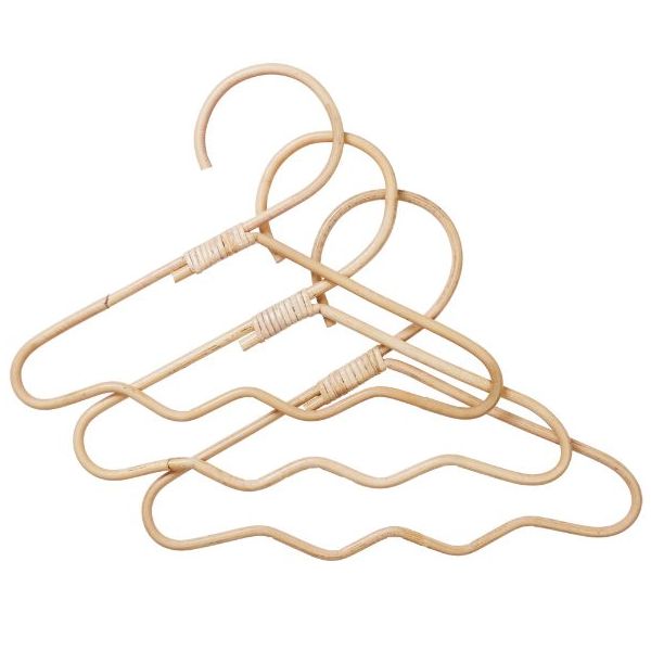 Set de 3 cintres Wavi - Naturel