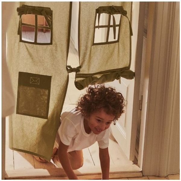 Rideau de porte Maison de jeu Settle - Vert