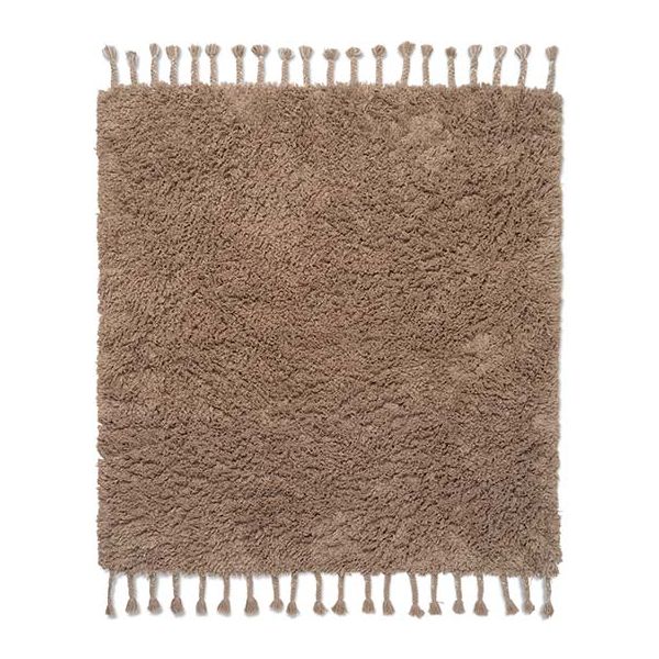Tapis à poils longs Amass - 140 x 140 cm