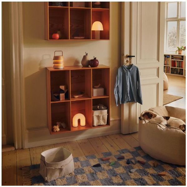 Tapis lavable Mara - 80 x 150 cm - Bleu Clair / Sable