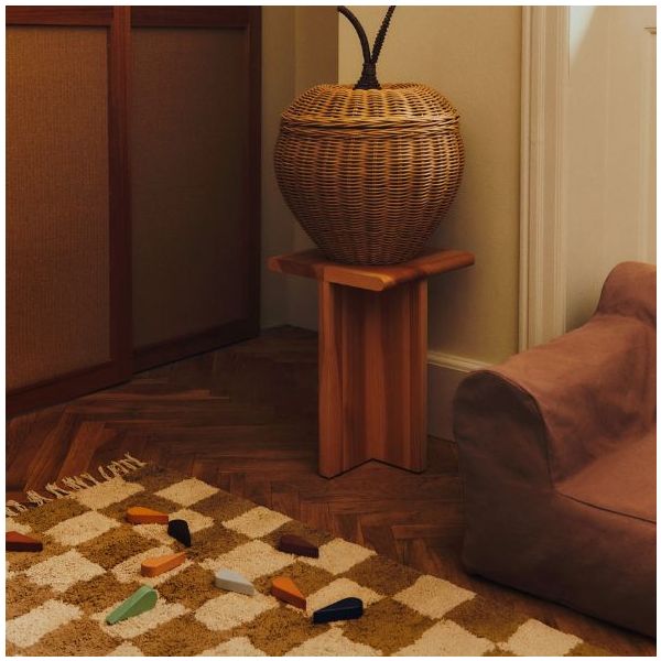 Tapis lavable Mara - 80 x 150 cm - Tan / Sable