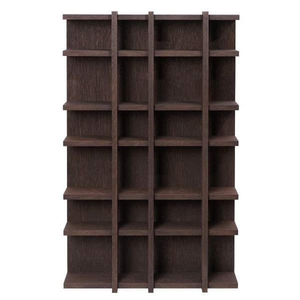 Étagère Tilem - 4 x 6 - Bois Foncé