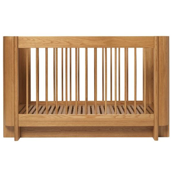 Mitwachsendes Babybett Tilu 60 x 120 cm - Eiche Natur