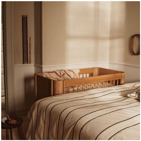 Mitwachsendes Babybett Tilu 60 x 120 cm - Eiche Natur