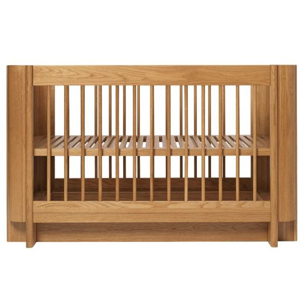 Mitwachsendes Babybett Tilu 60 x 120 cm - Eiche Natur