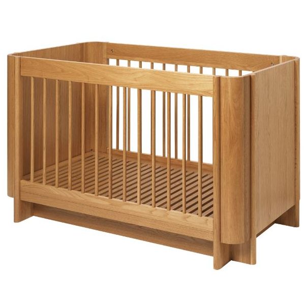 Mitwachsendes Babybett Tilu 60 x 120 cm - Eiche Natur