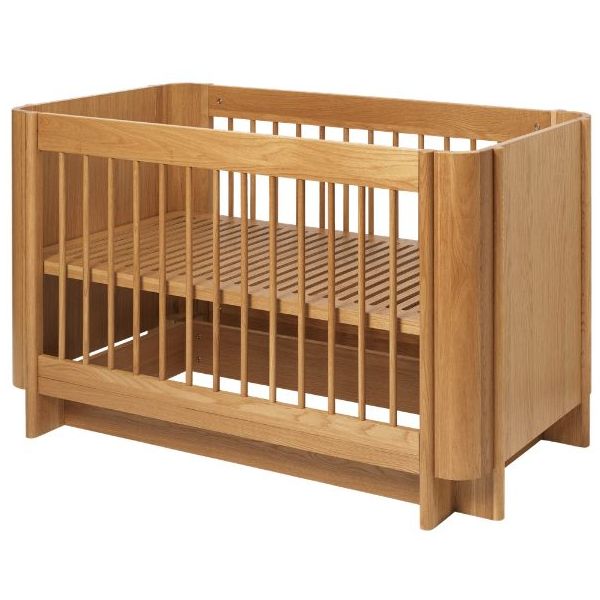 Mitwachsendes Babybett Tilu 60 x 120 cm - Eiche Natur