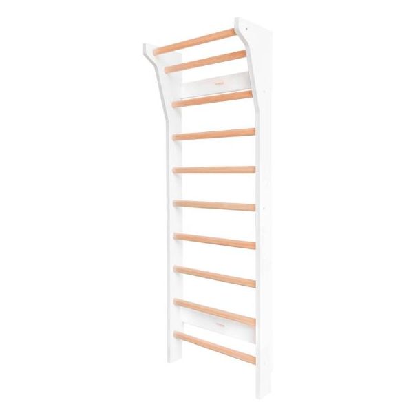Barre de gymnastique murale Taimi Mini - Naturel / Blanc