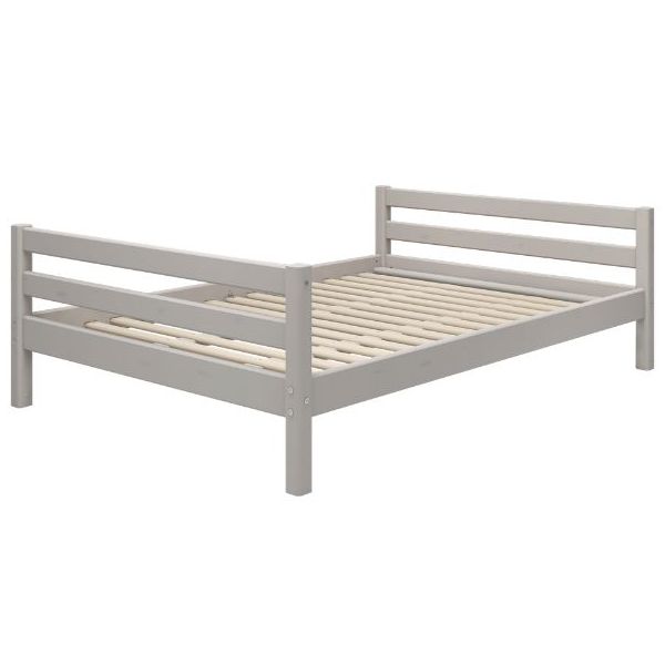 Lit simple Classic 140 x 200 cm - Gris Cérusé