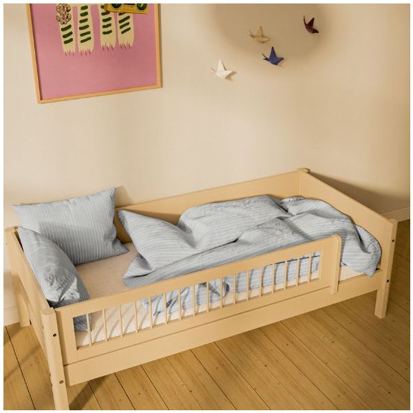 3/4 Slatted Safety rail front - 200 cm bed - Sand