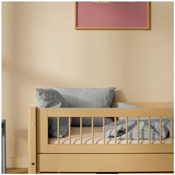 3/4 Slatted Safety rail front - 200 cm bed - Sand