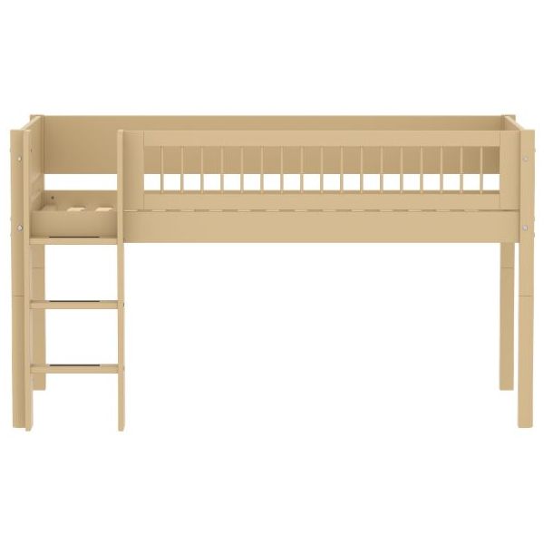 White Conversion kit mid-high bed - Straight ladder - Sand
