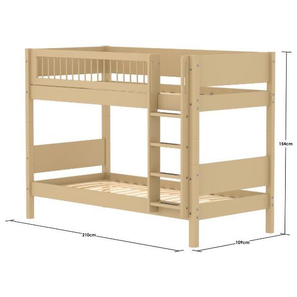 White Conversion kit bunk bed - Sand