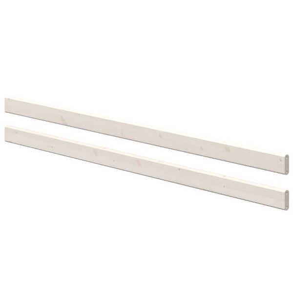 Classic Back Safety Rail - 200 cm Bed - Whitewash