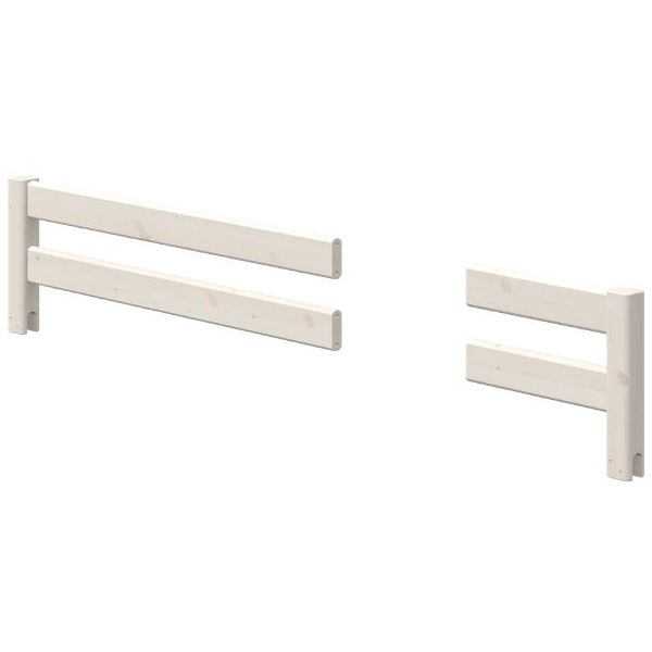 Barrière de sécurité divisée Classic - Lit 200 cm - Blanc Cérusé