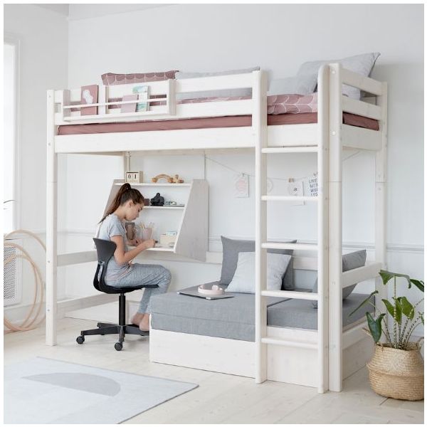 Classic click-on desk - Whitewash