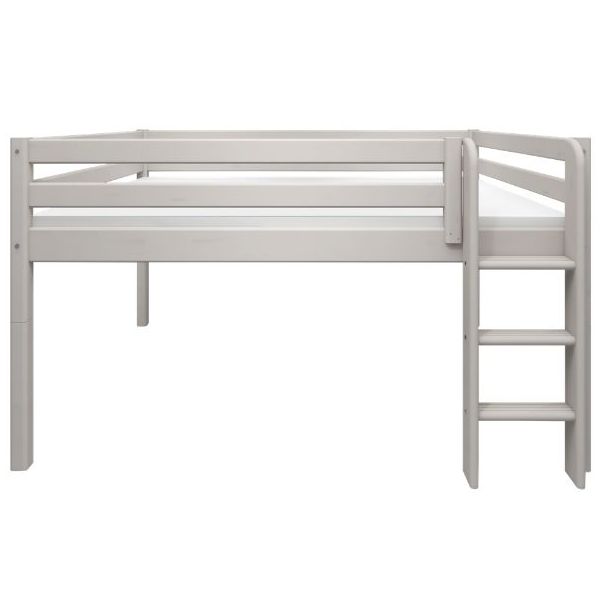 Lit mi-hauteur Classic 140 x 200 cm - Gris Cérusé