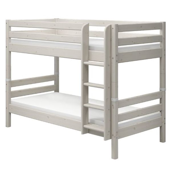Classic Bunk Bed 90 x 200 cm - Whitewash