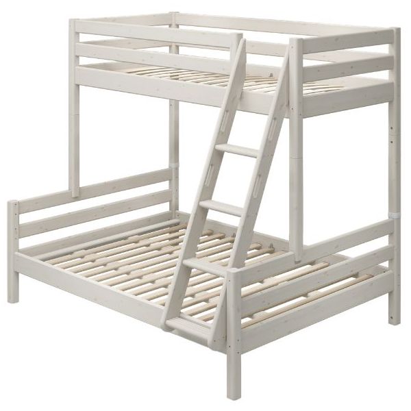 Lit superposé Classic 90 / 140 x 200 cm - Blanc Cérusé